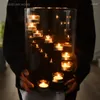Portacandele Lusso romantico europeo Grande portacandele Cena a lume di candela Decorazione creativa per la casa