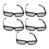 3D Glasses 5 Pcs Solar Eclipse Glasses Safe Shades for Direct Sun Viewing Protect Eyes From Harmful Rays Sun Safety Sunglasses 231025