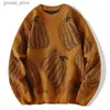 Men's Sweaters Halloween Sweater 2023 Winter Hip Hop New Pumpkin Knitwear Mens Big Size Pullovers Fashion Loose Exercise Christmas sweaters Man Q231026