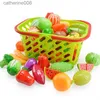 Kitchens Play Food Cutting Fruits Vegetables Play Kids Kitchen DIY Cake Toy Cutting Fruit Vegetable Food Pretend Playset Kids Educational ToysL231026