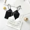 Bustiers Korsetten Sexy Satijn Acht Breasted Borst Wikkelen Vest Beha vrouwen Backing Ondergoed Anti Licht Terug Sling Tops Bandeau