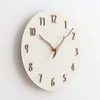 Wall Clocks Battery Operated Originality Nordic Design Clock Hanging Wooden Watches Living Room Horloge Murale Home Decorating Items