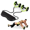 Sit Up Benches Abdominal Exerciser Wheel Resistance Bands Pull Core Muscle Trainer Home Gym Bodybuilding Fitness Equipment 231025