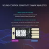 Новый 1 шт. Mini USB RGB светодиодный атмосферный светильник для салона автомобиля, декоративная лампа окружающего освещения, музыкальное управление звуком, сенсорная регулируемая яркость