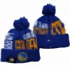 Warriors Beanies Golden State Bobble Hats Baseball Ball Caps 2023-24 Fashion Designer Bucket Hat Chunky Knit Faux Pom Beanie Christmas Sport Knit Hat