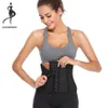 9 acier désossé femmes Latex court torse taille formateur Corset pour perte de poids entraînement Shaper ceinture taille XXS-3XL 946 # LJ201209237a