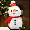 Stuffed  Plush Animals Plush Toys Santa Claus Elk Snowman Doll Christmas Pillow Childrens Drop Delivery Toys Gifts Stuffed Animals Pl Dhqtn