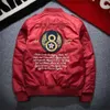 jacket winter flight Tide for brand men hip hop embroidered medal baseball jacket men cartoon figure men windbreaker free shipping Z8TP Z8TP