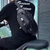 Fábrica al por mayor para hombre bolsos de hombro deportes al aire libre mochilas de cuero ocasionales diario Joker negro moda bolso de pecho tendencia de la calle mochila de hombres de múltiples capas 6600 #