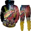 Męskie dresy mody mężczyzn/kobiety z kapturem bluzy spodnie Suit Suitual Tracksuit Sportswear