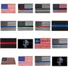 90150cm Blueline USA Police Flags第2改正ヴィンテージアメリカンフラッグポリエステルThin Blue Line USA CYZ2820 SEA 3538735