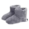 Boots Winter USB Warmer Foot Shoes Plush Warm Electric Slipper Feet Heat Washable Men/Women HSJ88 231026