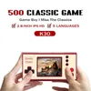 Game Controllers Joysticks Handheld Portable Game Player Gaming K30 Classic Video Game Console Support AV Output 3.2 Inch Color LCD Built In 500 Games 231025