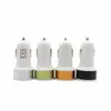 2.1A Mini Dual USB Metal Car Charger 2 Port 12V Adaptateur USB CHARGER USB AUTO pour iPhone Samsung S22 Tablette Xiaomi