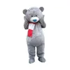 أزياء Teddy Bear Mascot عالية الجودة Halloween Fancy Party Dress Cartoin