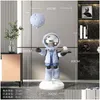 Decorative Objects Figurines 80Cm Room Statue Living Floor Astronaut Art Scpture Modern Nordic Home Ation Accessories Craft 221231 Dro Dhq5I