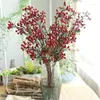 Decorative Flowers 1pcs Artificial Christmas Berry Red Foam Berries Multi Type Branches For DIY Wreath Supply Xmas Tree Decorations