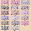 Hair Accessories Cable Knit Bows Girl Baby Headband Elastic Soft Nylon Turban Print Band Children's For Born Items