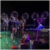 Balão LED Bobo Transparente Night Light Balões Xmas Party Lights Eter Decorações AAA226 Drop Delivery Brinquedos Presentes Novidade Gag Dh8Lj