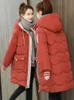 Women's Down Parkas Warm Winter Women Jacket Coats Long Female Cotton Hooded Overcoat Thicken Jackets Windproof Casual Coat 231026