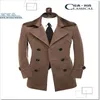 Trenchcoats voor heren Lente en herfst Slanke sexy waljas Heren Middellange overjas Lange mouw Herenkleding Zakelijk Bovenkleding Mode