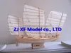 Flygplan Modle Scale 1 148 Lasercut Wood Sail Ship Model Forntida kinesiska segelbåtgröna ögonbrynen av Zheng He's Armada Ship 231026
