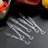 Forks 100PcsFruit Fork Cake Dessert Fruit Picking Pick Party Holiday Love Tableware Decorative Plastic Individual Wrap Toothpicks