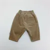 Pantaloni Moda Bambino Tenere Al Caldo Pantaloni di Velluto a Coste Neonato Ragazzo Velluto Spesso Sciolto Comodo Ragazze Semplice Vita Elastica