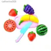 Kitchens Play Food Children's Play House Toy Cut Fruit Plastic Vegetables Kitchen Baby Game Kids Toys Pretend Playset Educational Infant ToysL231027