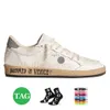 Leren bovenste balsterren Sneakers Designer Casual schoenen Metallic zilver glitter suède inzetstukken Crystal Dreaming of the Eighties Basketbal Skateboard Trainers 001