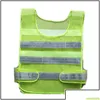 Reflective Safety Supply Wholesale Reflective Safety Supply High Visibility Vest Clothing Hollow Grid Vests Warning Working Constructi Dhmyn