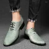 Dress Shoes Office Men Floral Pattern Leather Luxury Fashion Groom Wedding Oxford