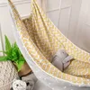 Bouncers Swings Jumpers Bouncers Children Hammock Swing Kids Cotton Tyg Bag Baby Room Home Decor inomhus Hanging Basket Playground o