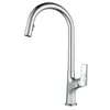 Robinets de cuisine BANGPU mitigeur évier robinet trou bassin moderne RV navire Chrome poli/noir mat gris pistolet