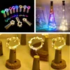 Strings Outdoor 6pcs Fairy Lights LED Wine Bottle Cork String Light With Battery Wedding Party Decoration Christmas Copper Wire