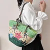 Shoulder Bags Starfis Woven and Embroidered Beads Straw Summer Casual Soul Bag Exit Women's Handbagstylishhandbagsstore