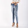 Frauen Jeans Schwarz Motorrad Biker Reißverschluss mittlerer Taille Stretch Denim Skinny Hosen Motor für Frauen plus Größe 3xl