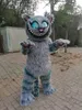 Halloween Cheshire Cat Mascot Costume Cartoon Fruit Anime Theme Character Christmas Carnival Party Fancy Costumes Adults Size Outdoor Outfit