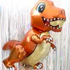 Party supplies Large cartoon balloon Three-dimensional dinosaur modeling children's birthday party Halloween scene decoration aluminum film balloons