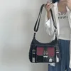 Borse da sera Borsa a tracolla in pelle PU vintage di alta qualità Borsa a tracolla da donna di grande capacità Messenger Borsa da viaggio di design di lusso bolsa 231026