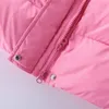 Manteau en duvet pour enfants, vestes décontractée, vêtements d'extérieur rembourrés, épais, chauds, coupe-vent, Parkas en fausse fourrure, vêtements à capuche pour adolescents 231025