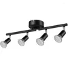 Ceiling Lights 4 Head Angle Adjustable Lamp Indoor Rotatable Led Light Kitchen Home Backgroup Lighting Fixtures