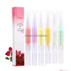 Nail Treatments Cuticle Oil Pen 15 Smells Nutrition Revitalizer Softener Repair Skin Protector Treatment Pens Drop Delivery Health B Dhaoq