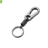 Ny Spring Keychain Climbing Hook Car Keychain Simple Strong Carabiner Shape Keychain Accessories Metal Vintage Keychain