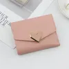 Card Holders And Fashionable Women's Short Wallet Heart Shaped Versatile Bag Change Case