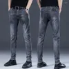 Jeans pour hommes Mode Haute Qualité Automne Slim Fit Droit Casual Stretch Luxe Shopping Adoucisseur Pantalon