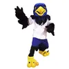 Halloween Blue Hawk / Eagles Mascot Costume Cartoon Fruit Anime Theme Character Christmas Carnival Party Fancy Costumes Adults Size Outdoor Outfit