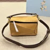 Frosted Crossbody Bag Small Handbags Purse Cowhide Leather Strap Designer Letters Zipper Closure Brown Shoulder Bags Small Tote Wallets
