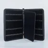 Pencil Bags 48 Pens Case Luxury Black Leather CaseBag For Roller Ball Pen Fountain Ballpoint Binder Stationery 231025