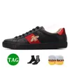 Designer Ace Sneakers обувь Embroidered Bee Stars Snake Tiger Tennis 1977 Off The Grid Canvas Green Red Web White Leather Screener Low Top Trainers